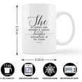 thumbnail image 4 of Christian Coffee Mugs for Women - Christian Gifts for Women Faith, Christian Mugs, Inspirational Mugs for Women, 11oz Ceramic Coffee Mug, Proverbs 31 25 Mug, 4 of 4