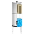 thumbnail image 3 of Gravity Filter System Filtration Bucket for Home Outdoor Camping Hiking Preparedness Silver Water filter with stand, 3 of 7