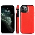 thumbnail image 2 of Merlin Leather Flip Wallet Case Card Holder Phone Back Cover for iPhone 13 Pro (Red), 2 of 8