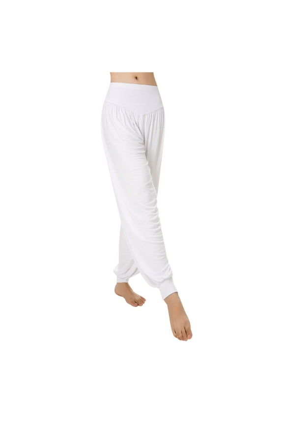 Women's Loose High Waist Wide Leg Pants Workout Out Leggings Casual Trousers Yoga Gym Pants for Beach Vacation Travel