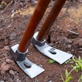 thumbnail image 6 of 1 Packs Portable Small Hoe Ice Adze Tool for Gardening Farming Outdoor Digging Planting Shoots Lightweight Manganese Steel with Wood Handle, 6 of 6