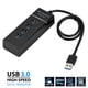 thumbnail image 4 of Sidaley 4 puertos USB 2.0 3.0 HUB Splitter HUB de alta velocidad Multi expansión de alta velocidad para PC de escritorio Adaptador de computadora Cables de computadora Negro, 4 of 6