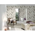 thumbnail image 5 of Concord Wallcoverings Modern Textured Wallpaper Floral, Vinyl Accent Wall Banana Leafs, Beige, Cream, Green, Taupe, White, 21 in x 33 Ft (57 sq. ft), 392185, 5 of 5