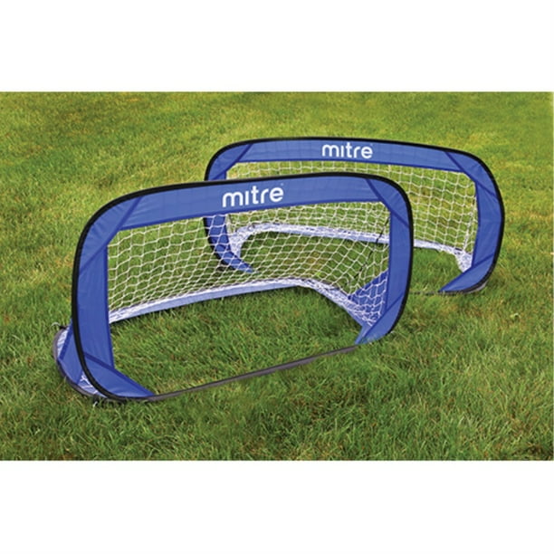 Fast Fold PopUp 2 Soccer Goal Set Blue