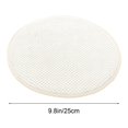 thumbnail image 5 of AuroraX White Round Cozy Chair Cushions Non-Slip Comfort Thick Seat Cushion for Office and Desk Chair 9"x9" Relief Pad for Hip, 5 of 6