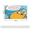 Adven_ture Ti_me Funny Anime Cartoon Throw Blanket Flannel Blanket