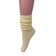 thumbnail image 4 of 1 Pair Lightweight Slouch Socks for Women Shoe Size 5-10 (Ecru), 4 of 6