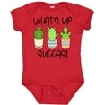 thumbnail image 3 of Inktastic What's Up Succas Funny Cacti Plants Boys or Girls Baby Bodysuit, 3 of 5