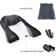 Snailax Neck Back Massager with Heat, Shiatsu Neck and Shoulder Massager Pillow Deep Tissue Kneading, Gifts
