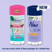 Nair Hair Remover Glides Away Max, Moroccan Argan Oil, 3.3 oz