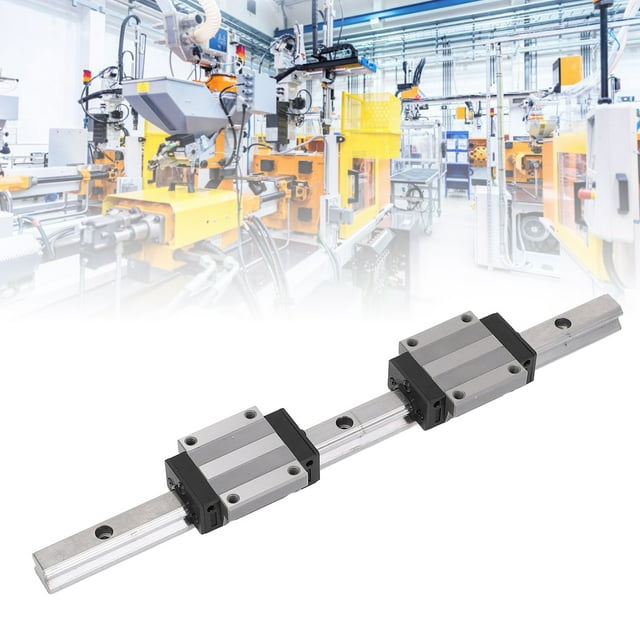 Rail de Guía Lineal, Acero de Cojinete de Riel Deslizante Lineal 300 mm Robusto HGR15 PARA ROBOTS COMPONENTES DE EQUIPOS