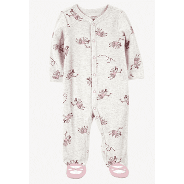 Carter's Baby Ballet Snap-Up Cotton Blend Sleep & Play Pajamas