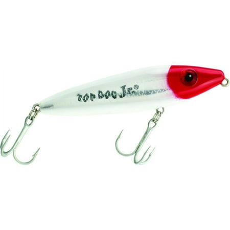 UPC: 0042095844114 | MirrOlure 84MR-11 Top Dog Jr. Rattling Surface Walker 4 3/4 oz Red White