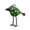 Green, variant on Vintage Wrought Iron Peacock Decor Figurine, Rustic Country Craft Ornament, Elegant Decor for Living Room, Balcony, Courtyard, Terrace Flower Stand and Outdoor Garden Layout