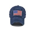 thumbnail image 4 of AOOCHASLIY Hats for Women Clearance Flag Baseball Cap for Men Women Low Profile USA Army Military Plain Hat, 4 of 9