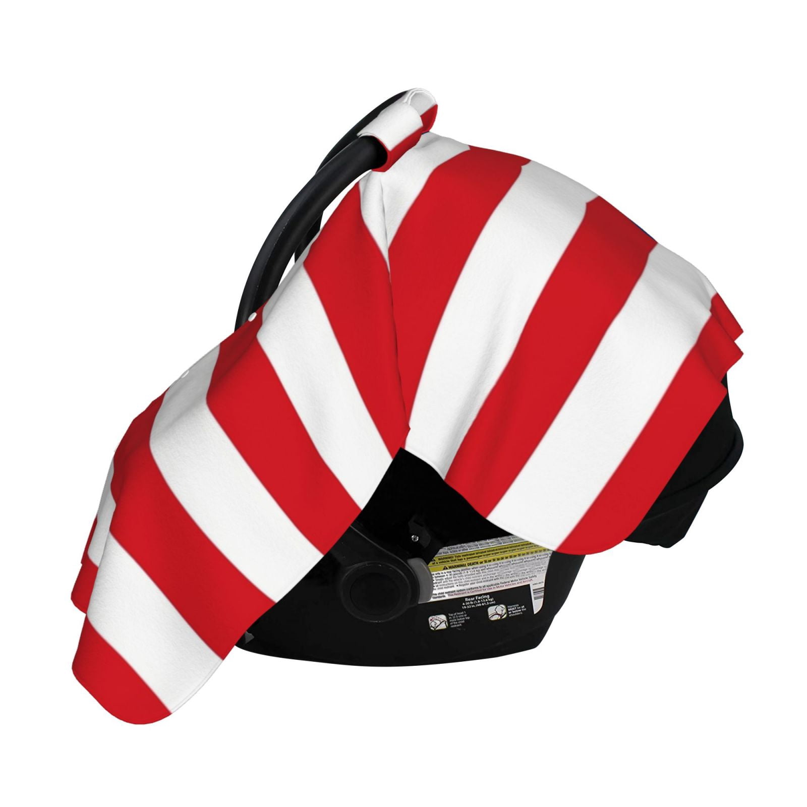 Naloa America Flags3 Baby Car Seat Cover, Breathable Baby Carrier Cover, Multiuse Baby Carrier Cover & Nursing Breastfeeding Cover