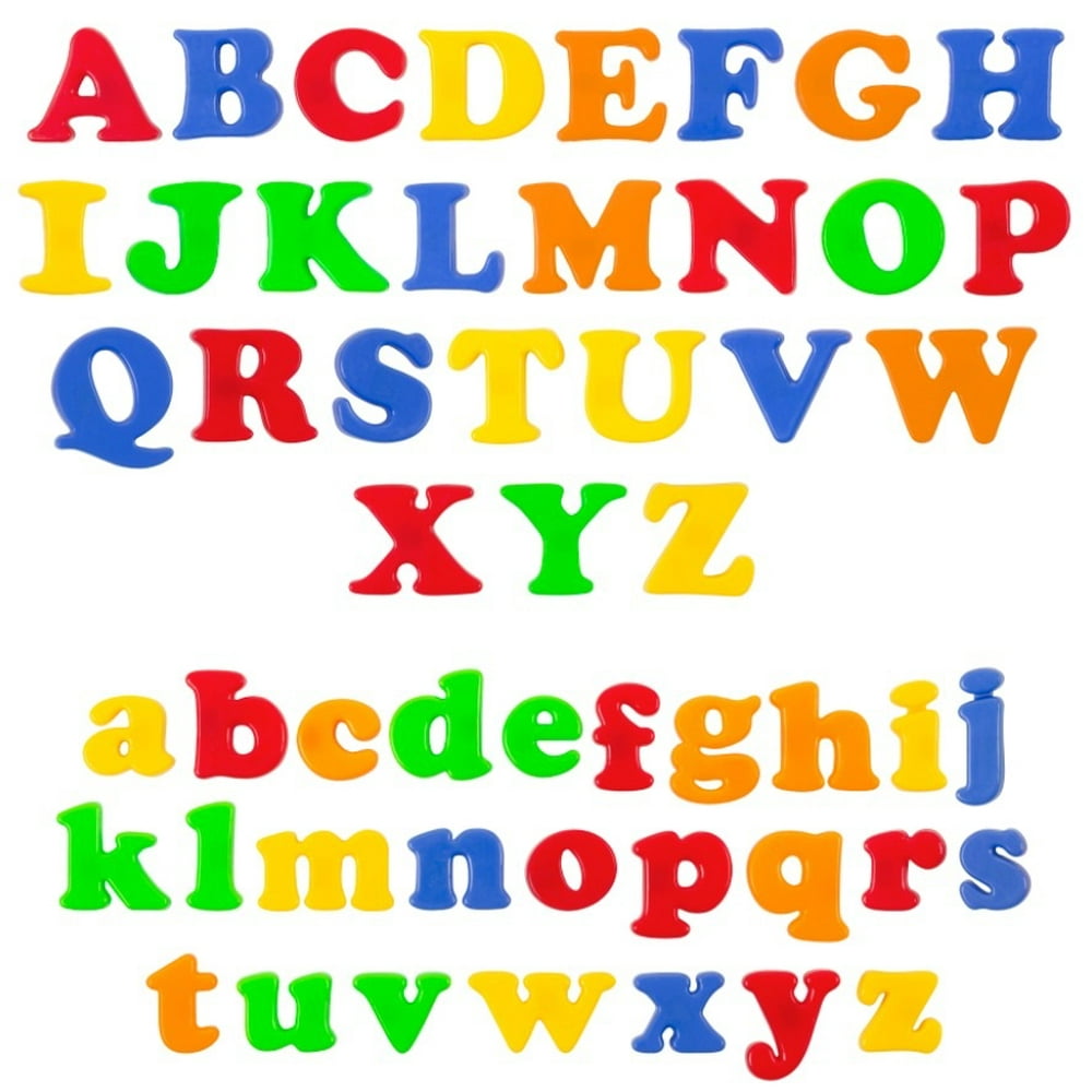 Magnetic Letters For Kids Gift Set - 52 ABC Magnets, Educational