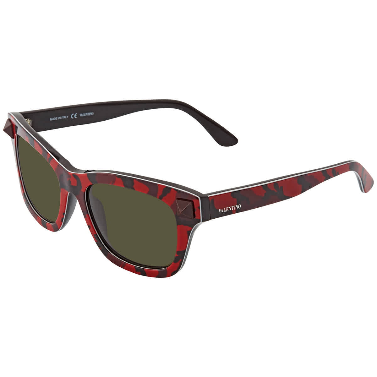 Green Square Unisex Sunglasses V670SC 638 53 - Walmart.com