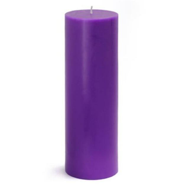 Jeco CPZ-102 Bougie Pilier 3 x 9 Po, Violet