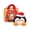 Christmas Penguin Plush Toy-Multicolor * 1 Piece, variant on RMS Crazy Fun Elf Hat Dumpling Plush Toy, Stuffed Bun Character for Playful Desk, Shelf, and Room Display
