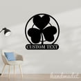 thumbnail image 4 of Handmadetneonsign Lucky Shamrock Metal Wall Art Light, Lucky Shamrock Metal Sign Wall Decor, Clover Metal Decor, 4 of 5