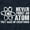 Navy, variant on Never Trust an Atom Science Nerd Geek Plus Size Crewneck Graphic Tee Shirt Brisco Brands 2X