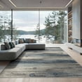 thumbnail image 2 of ODIKA 6'x9' Washable Area Rug Non-Slip, Chair-Friendly, Beige That Blot Transitional Palette Abstract Contemporary Couch for Dining Room, Under Table, Office Décor, 2 of 7