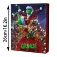 MIARHB Christmas Grinch Advent Calendar 2024, Countdown Grinch Calendar