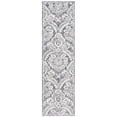 thumbnail image 2 of SAFAVIEH Blossom Travis Damask Runner Rug, Black/Ivory, 2'3" x 8', 2 of 9