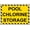 Warning Sign 2, variant on Pool Chlorine Storage Sign - 8"x12" Chemical Safety Warning Metal Tin Sign, Pool Area, Chlorine Storage Safety