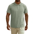 thumbnail image 4 of Mens Big & Tall Golf Shirts Plus Size Short Sleeve T-Shirts for Men Pullover Button Collared Stretchy Slim Summer Tees Tops M-5X, 4 of 5