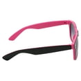 thumbnail image 5 of Retro Sunglasses - Two-tone Black Pink Frame / Smoke Lens, 5 of 6