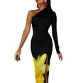 thumbnail image 3 of Daffodil Half Dleeve Split Dress Women long dress Women"s skirt, 3 of 6