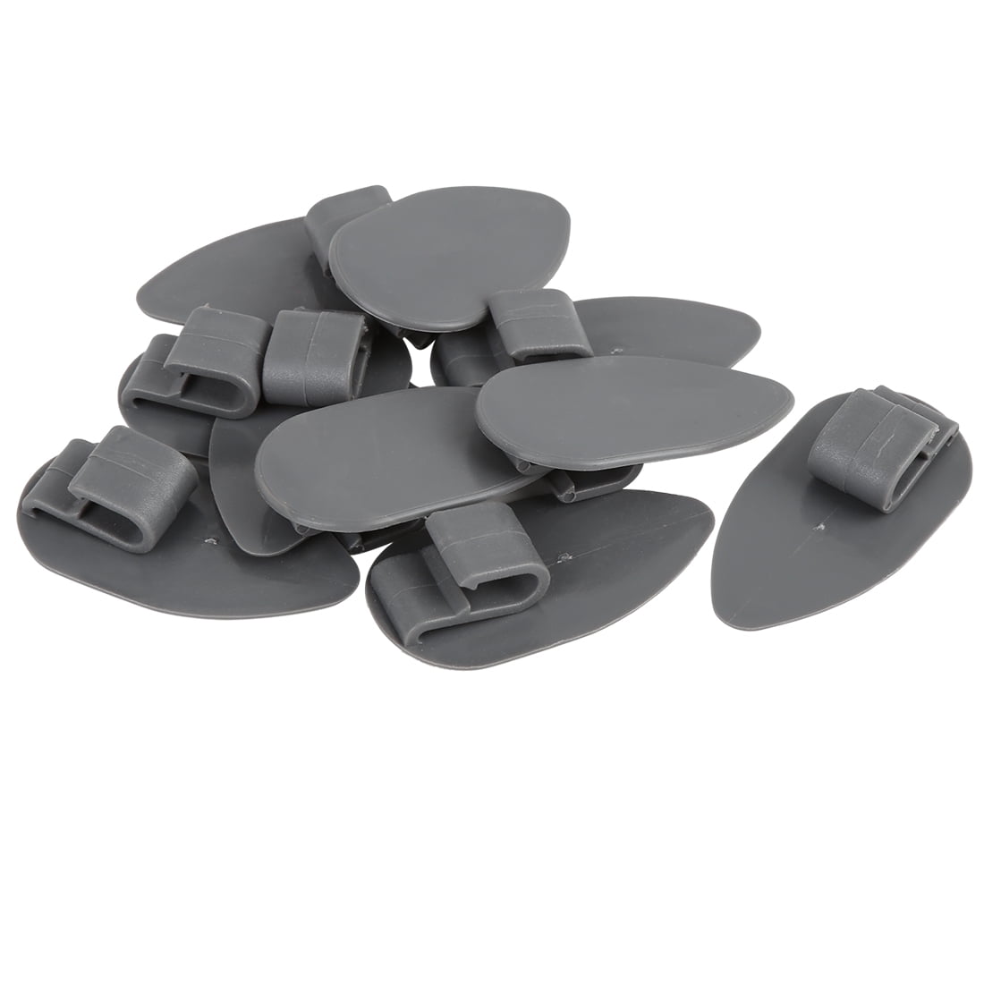 Car Floor Mat Clips Fixing Grips Anti Slip Buckle Universal Gray