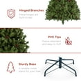 thumbnail image 6 of Best Choice Products 7.5ft Pre-Decorated Holiday Christmas Pine Tree w/1,348 Branch Tips, Metal Base  Green, 6 of 7