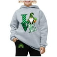 thumbnail image 2 of Youmylove Kids Boys Tracksuit 2 Piece Outfits Sweatshirt And Sweatpants Hoodie Set Winter Playwear Outfits Pullover Hoodie And Pants Set For Boys Versatile Leisure Hoodie Sweatsuit, 2 of 4