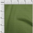 thumbnail image 1 of oneOone Polyester Lycra Forest Green Fabric Geometric Block Sewing Material Print Fabric By The Yard 56 Inch Wide, 1 of 4