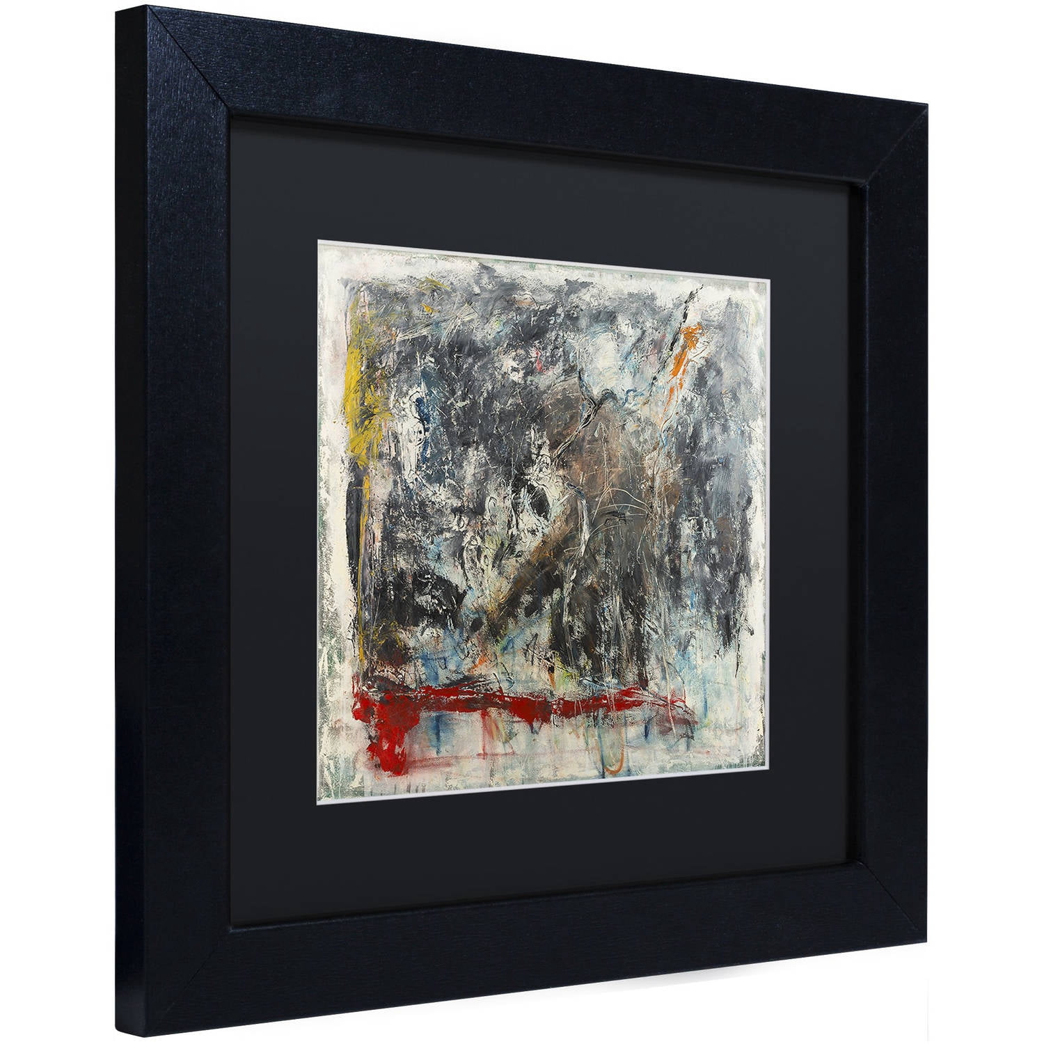Trademark Fine Art "Furia e Paixao" Canvas Art by Joarez, Black Matte, Black Frame