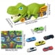 thumbnail image 4 of Vehículo de juego de dinosaurios para niños, camión transportador de coche, regalo Montessori, pista de carreras, 2023, 4 of 4