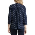 thumbnail image 2 of NYDJ womens  Pintuck Blouse, XXS, 2 of 3