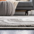 thumbnail image 4 of SAFAVIEH Craft Angjelko Abstract Area Rug, Grey/Silver, 9' x 9' Round, 4 of 6