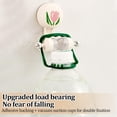 thumbnail image 3 of JUNZHIDAO Bathroom Adjustable Suction Cup Shower Holder, No Drilling Required(White, 1 PC), 3 of 8