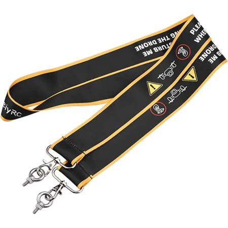 Widen Lanyard Strap Neck Sling with Warning Sign Drone Accessory for DJI RC PRO/for DJI RC/Mini 3 Pro/Mini 4 Pro Remote Controller