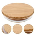 thumbnail image 1 of HEALEEP Bamboo Water Pitcher Lid Prevent Water Leakage for Daily Use 1Pack, 1 of 5