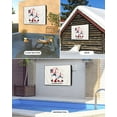 thumbnail image 4 of Independence Gnomes Celebration Outdoor TV Cover 40 to 43 Inch Waterproof, Fireworks Beige American Flag 600D Oxford TV Covers with Zipper, Outside Flat TV Screen Protector 40"Wx25"Hx4.5"D, 4 of 7