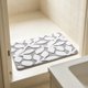 thumbnail image 1 of CaiYueKe Leaf Pattern Bath Mat Soft Absorbent Microfiber Rug Non Slip Bathroom Mat Washable Shower Mat for Bathroom Kitchen Entryway Indoor Decor Quick Dry Floor Mat Textured Design Home Decor, 1 of 7