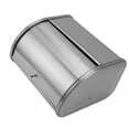 thumbnail image 1 of Metal Bread Box, Kitchen Countertop Roll Up Lid Bread Storage Holder Bread  Box, Bread Bin Loaf Keeper For Dry Food Save, Vintage Style, 1 of 8
