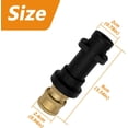thumbnail image 3 of Pressure Washer Gun Adapter with 1/4" Brass Female Quick Coupling for Karcher K Series, 3 of 5