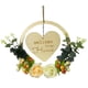 thumbnail image 1 of Bienvenido Bienvenido a My Home, cartel de madera para puerta delantera con guirnalda de corazón de amor, decoraciones del Día de San Valentín para decoración de puerta de pared, 1 of 8