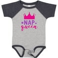 thumbnail image 3 of Inktastic Nap Queen, Crown, Stars - Pink Purple Girls Baby Bodysuit, 3 of 5